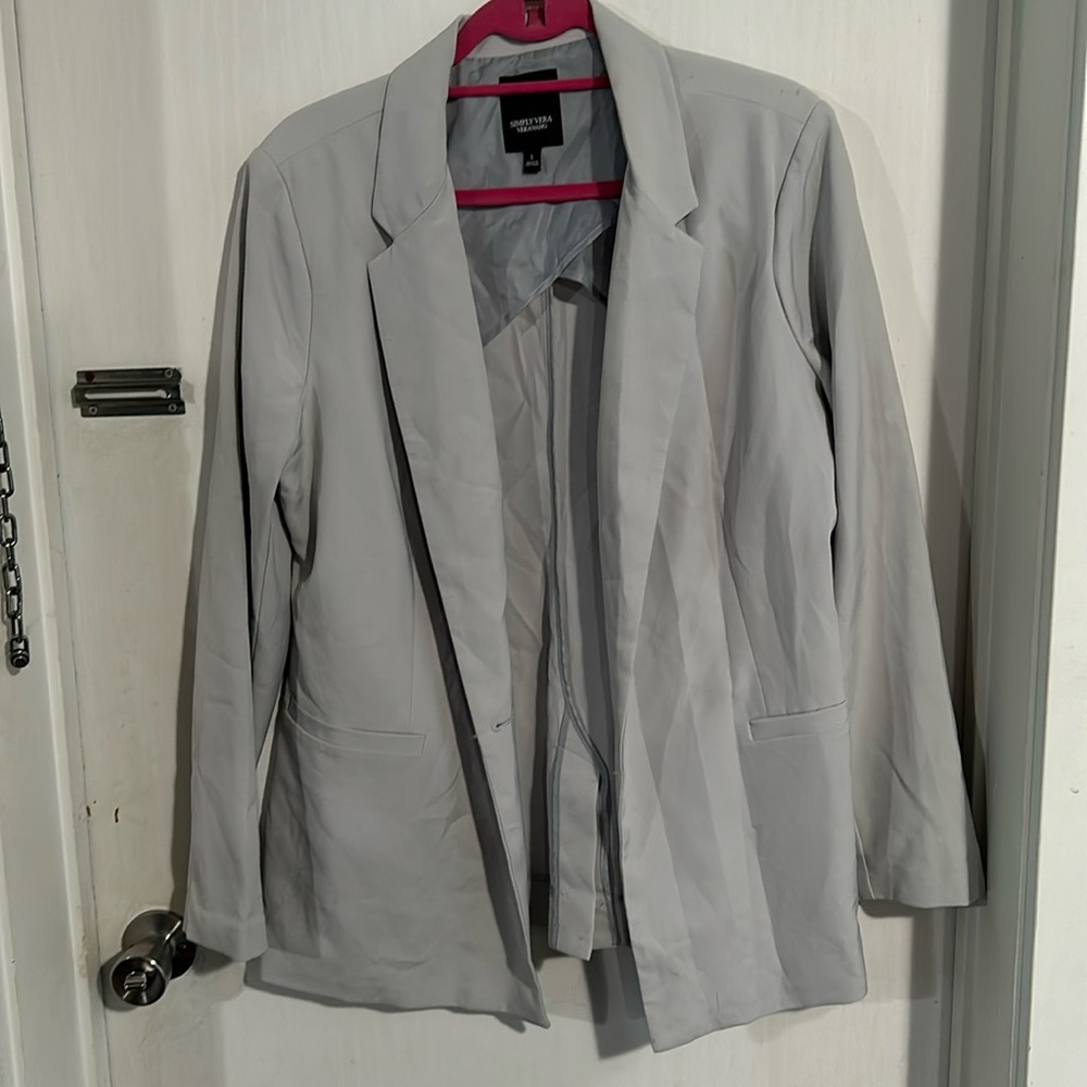 Light Gray Simply Vera Blazer